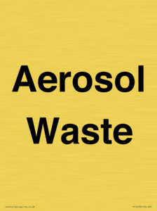 Aerosol Waste